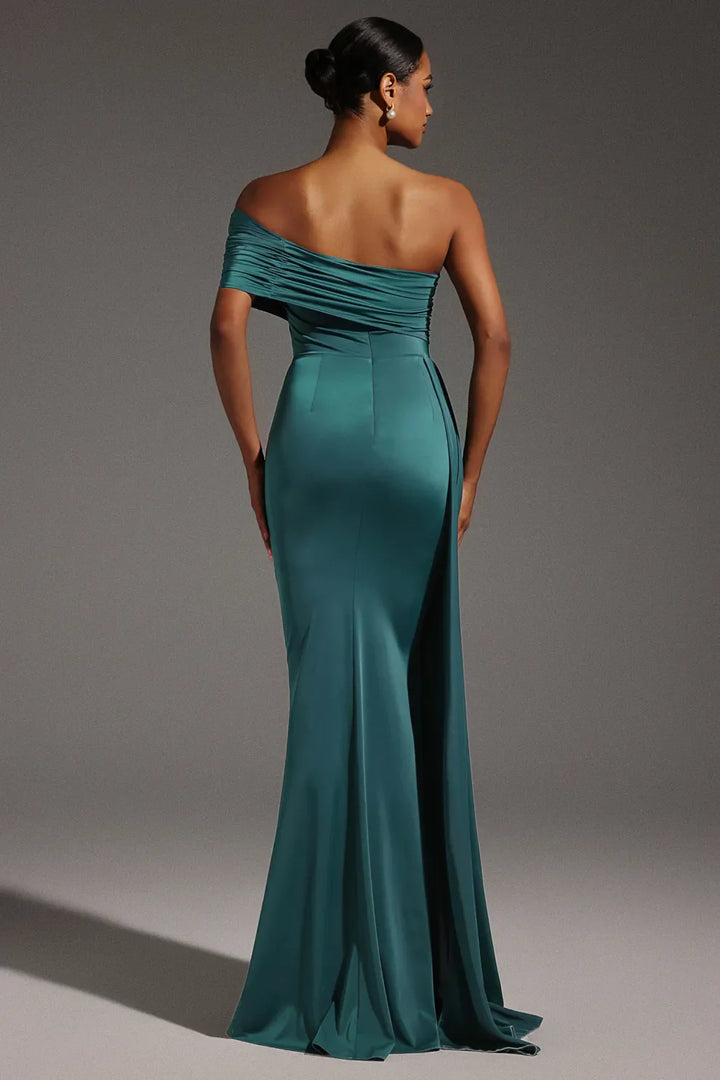 Davina | Sleeveless One Shoulder Maxi Dress