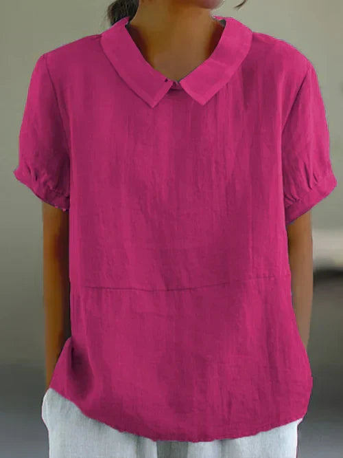 Scarlett - Relaxed Collared Blouse