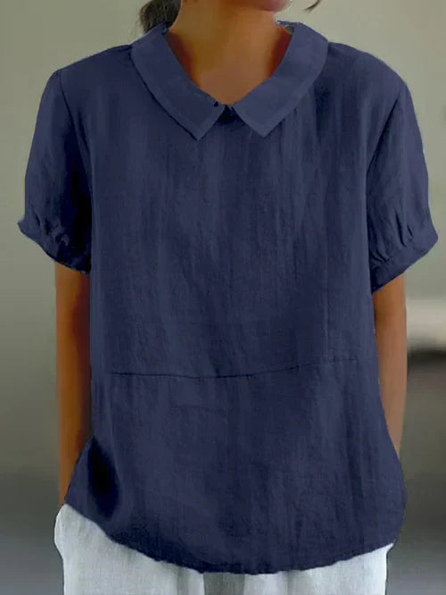 Scarlett - Relaxed Collared Blouse