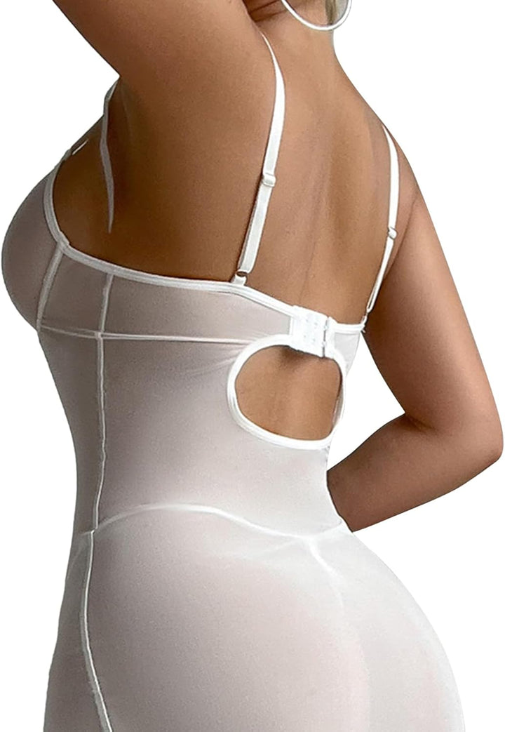 Camille's Enchantress Split Maxi Lingerie Set