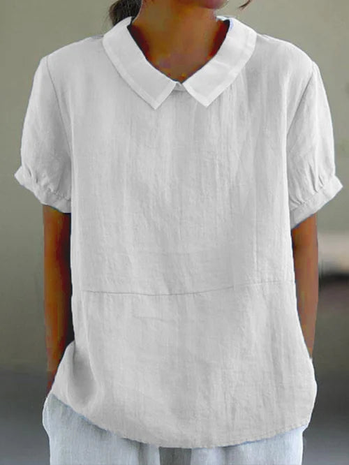 Scarlett - Relaxed Collared Blouse