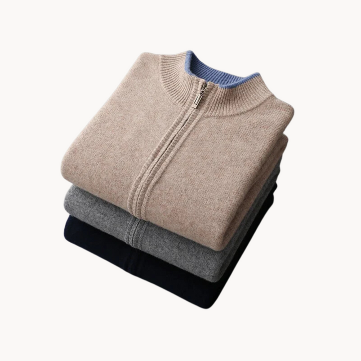 Jack - Kingston Merino Wool Zip Sweater