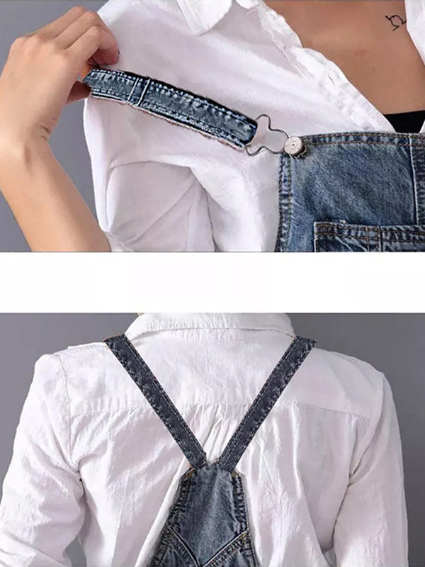 Evelyn/ Retro Denim Jumpsuit