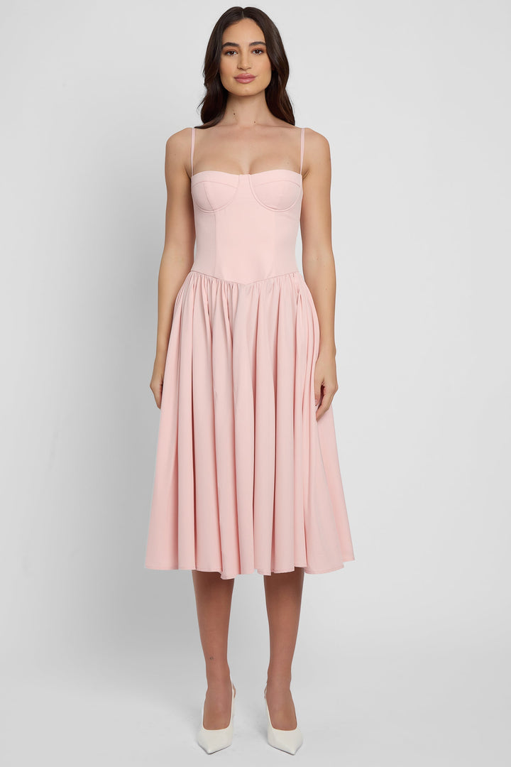 Ciara | Bustier Midi Dress