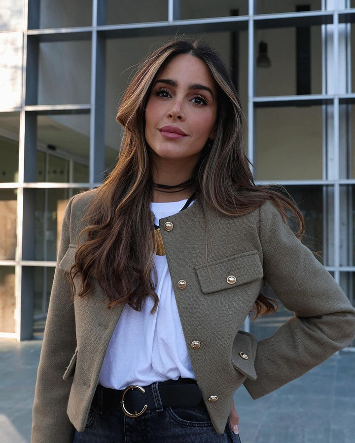 Megan | Vintage Cropped Jacket