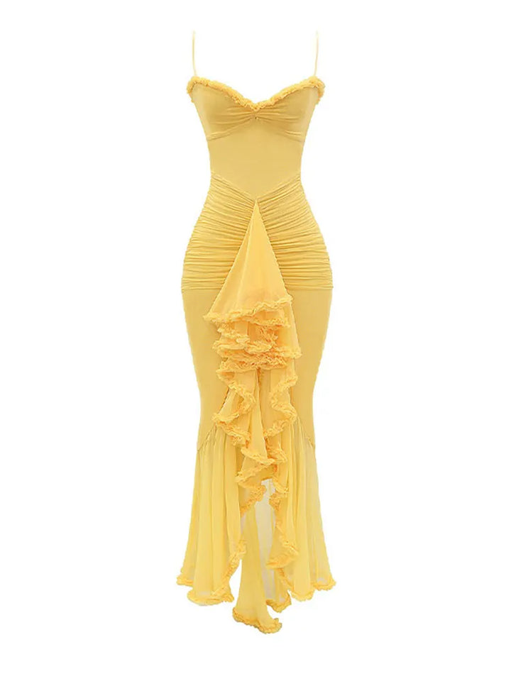 Jessica’s Radiant Ruffle Dress
