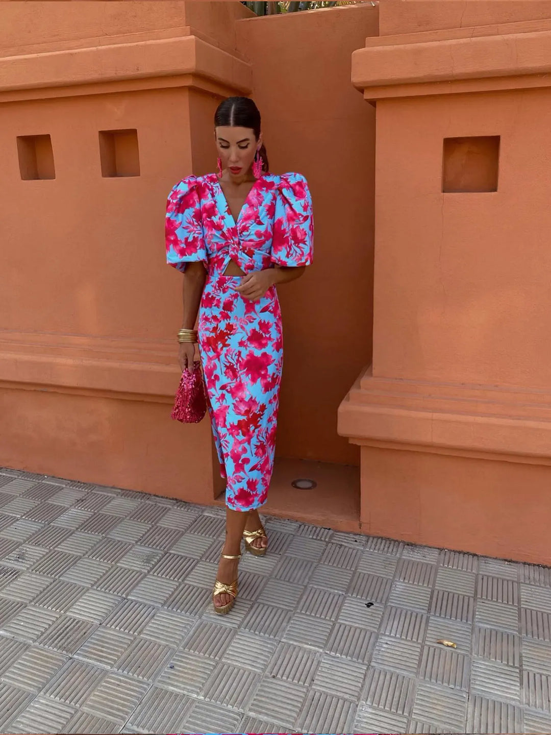Camille | Puff Sleeves Dress