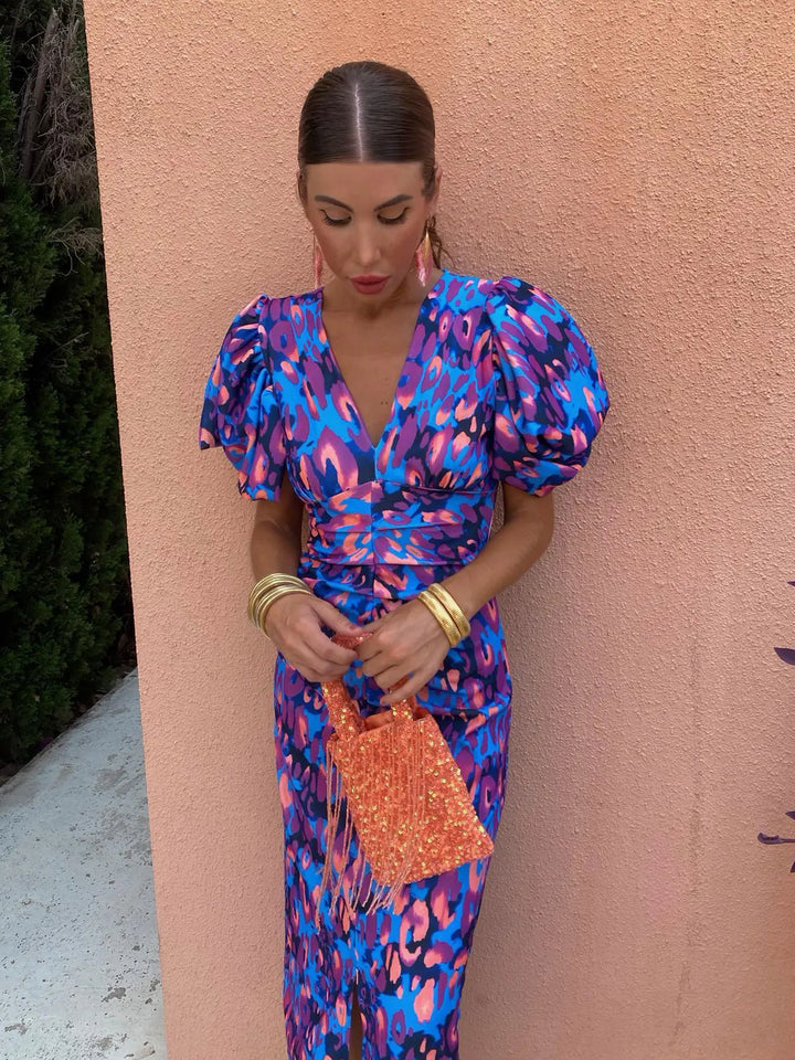 Camille | Puff Sleeves Dress