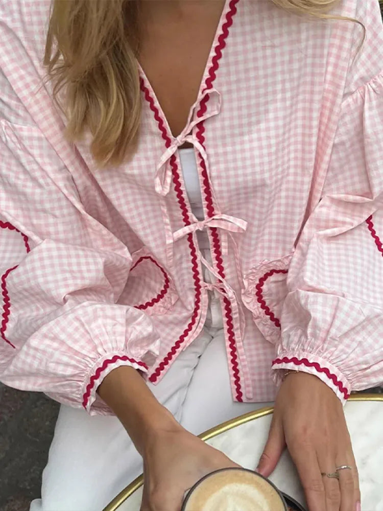 Chloe - Heart Blouse