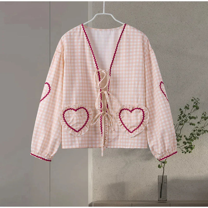 Chloe - Heart Blouse