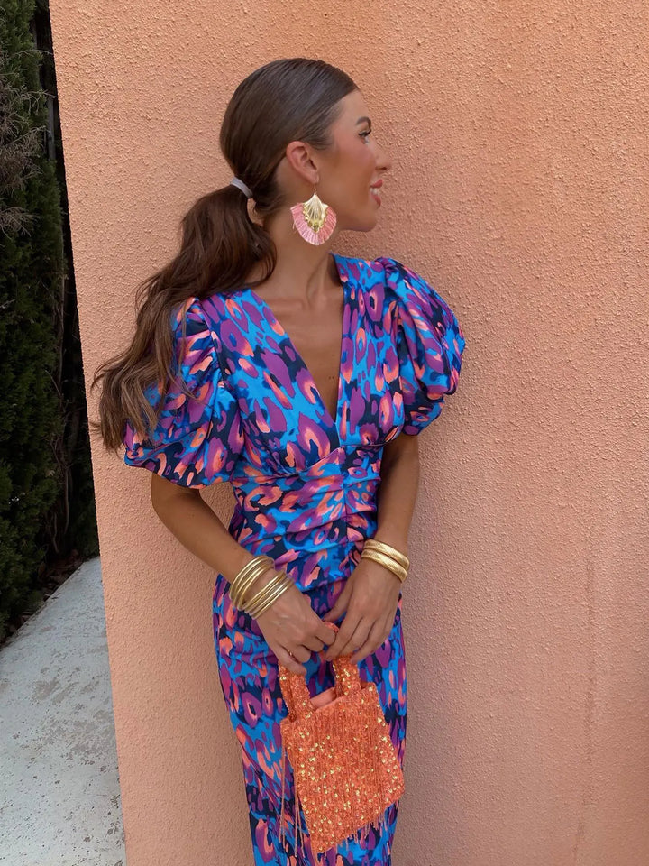 Camille | Puff Sleeves Dress