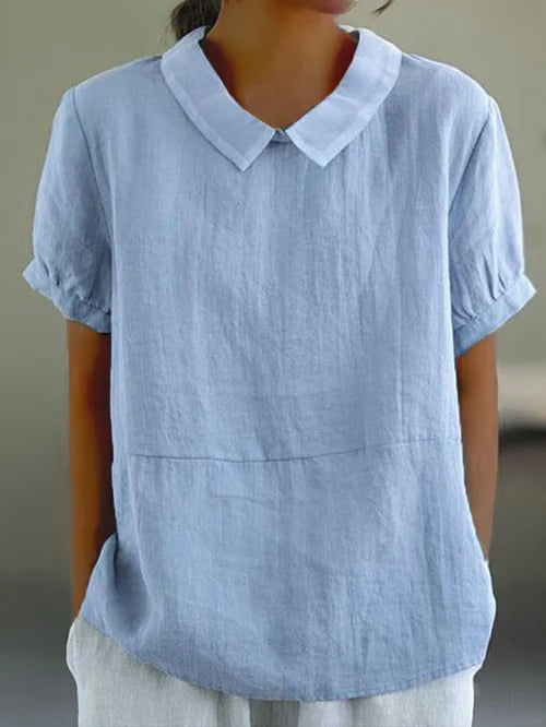 Scarlett - Relaxed Collared Blouse