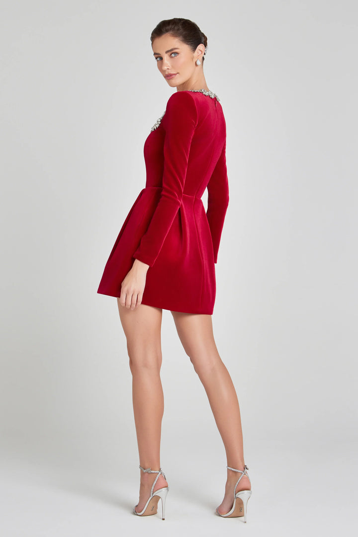 Takahē - Velvet Mini Dress