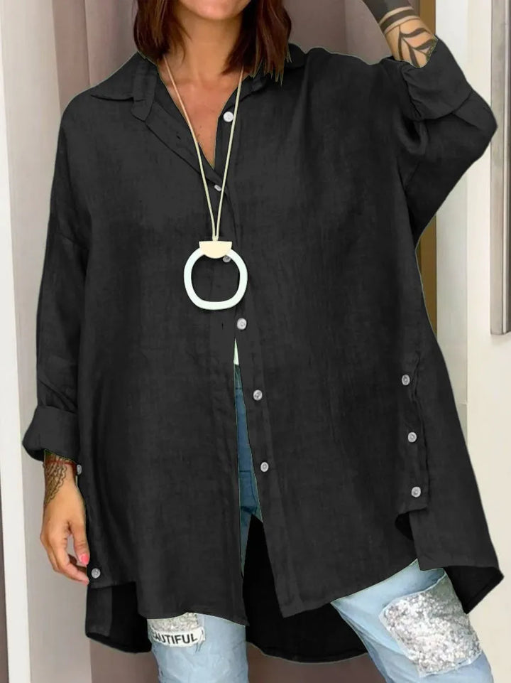 Evelyn - Oversized Button Shirt