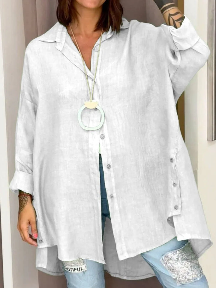 Evelyn - Oversized Button Shirt