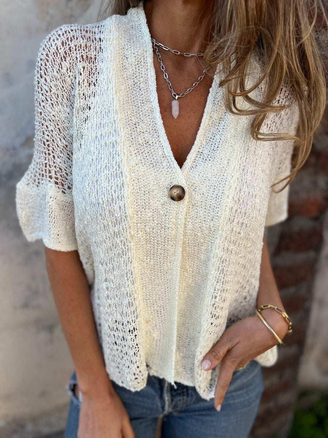 Ella - Elegant Textured Top