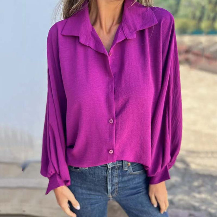 Mia - Button-Up Blouse